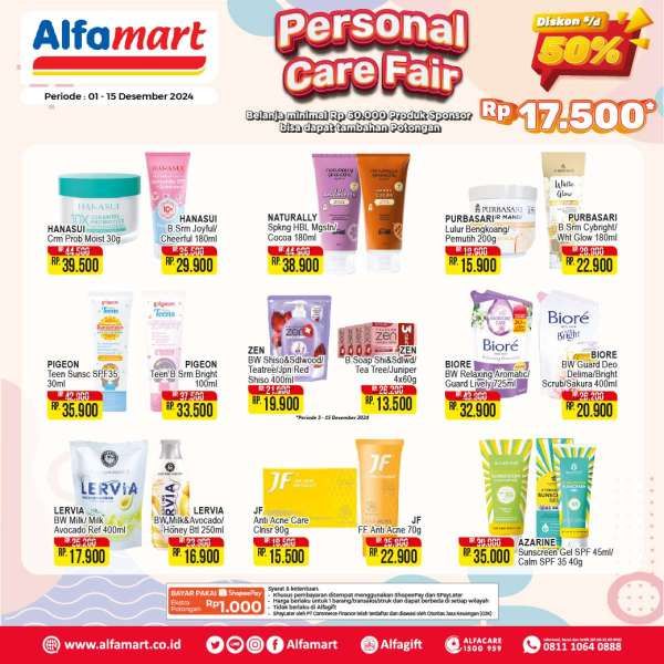 Promo Alfamart 1-15 Desember 2024 Personal Care Fair