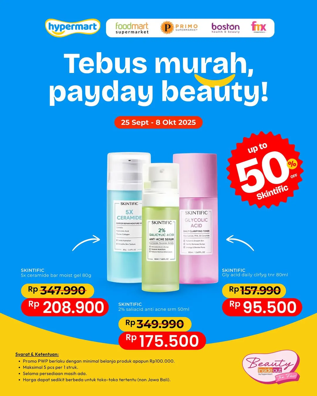 Promo Hypermart Payday Beauty Periode 25 September-8 Oktober 2025