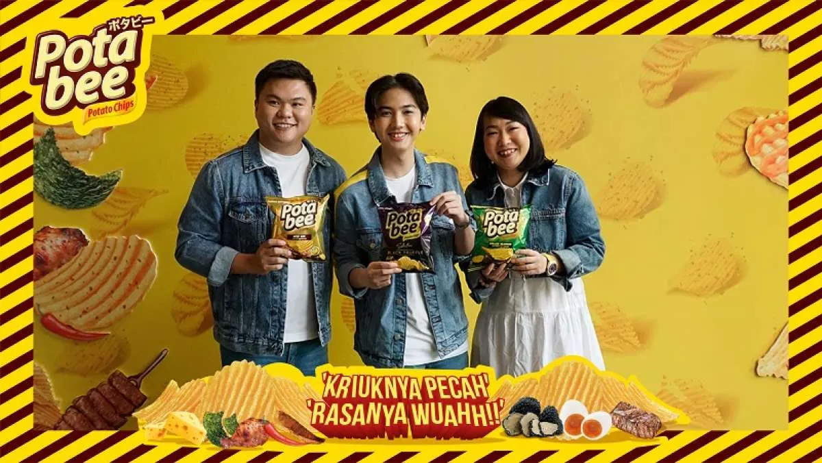 Calbee Wings Luncurkan Brand Refreshment Potabee yang KriuknyaPecahRasanyaWah