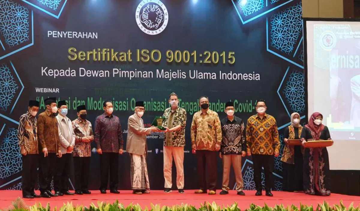 Dorong transparansi, MUI raih sertifikat ISO 9001:2015