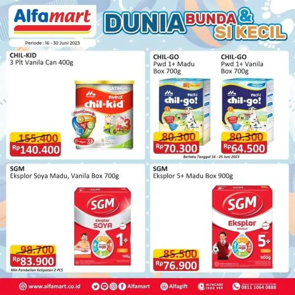 Promo Alfamart Dunia Bunda & Si Kecil Periode 16-30 Juni 2023