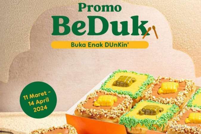 Promo Beduk Dunkin 11 Maret-14 April 2024, Paket Hemat Donat dan Minuman
