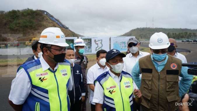 Kunjungi KEK Mandalika, Menteri Investasi Bahlil Lahadalia Menjajal Sirkuit Mandalika