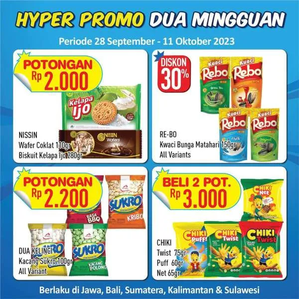 Promo Hypermart Hyper Promo Dua Mingguan Periode 28 September-11 Oktober 2023
