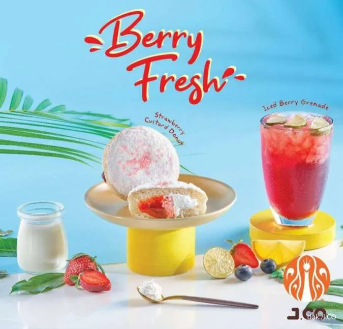 Promo J.CO edisi 3-9 April 2023 Berry Fresh Series