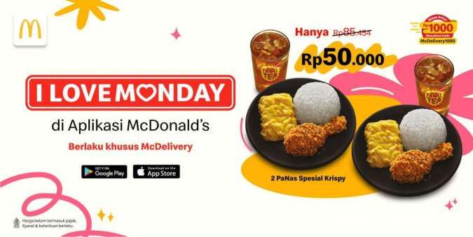 Promo McD Tiap Senin hingga 24 Februari 2025, 2 PaNas Spesial Krispy Hanya Rp 50.000