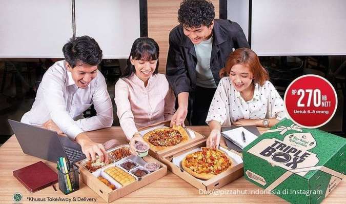Promo Pizza Hut di Bulan Ramadhan, Triple Box Lengkap untuk Bukber dengan Teman