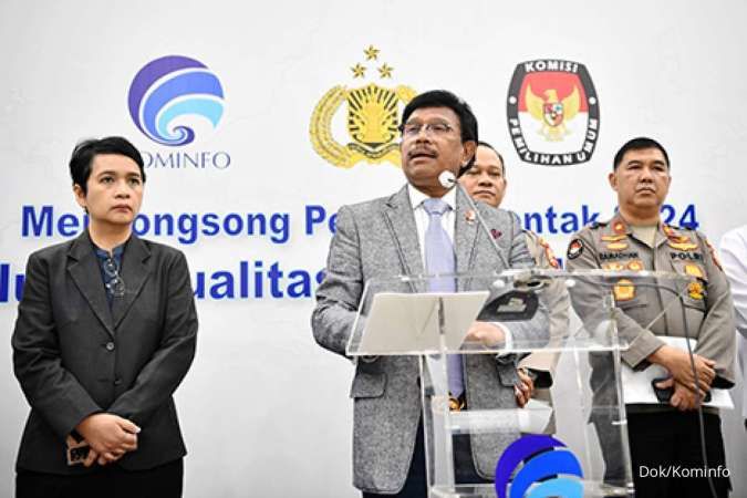 Wujudkan Pemilu Berkualitas, Kominfo - Polri Perkuat Kerja Sama