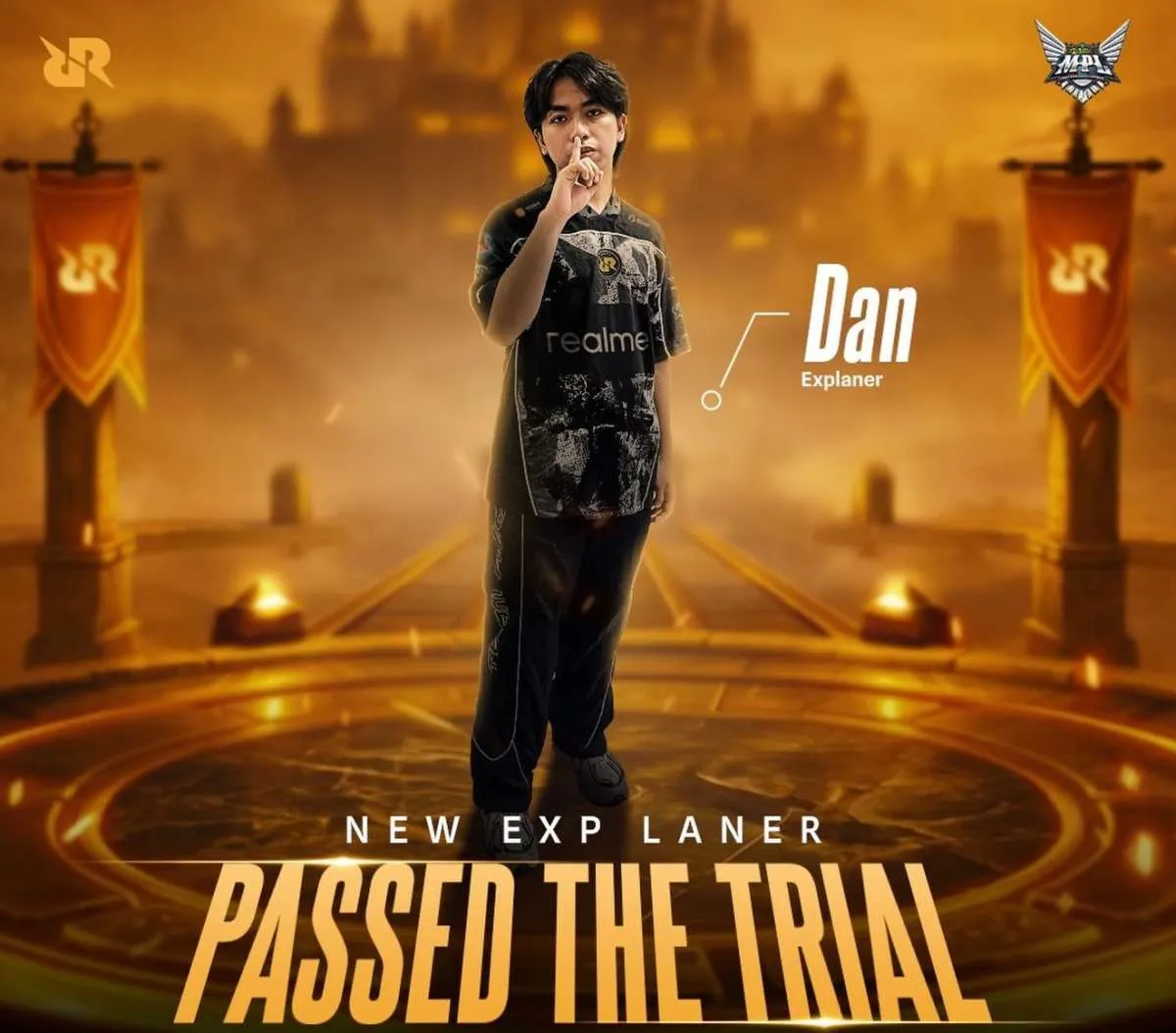 Profil RRQ Dan: Roster Baru RRQ Hoshi yang Mengisi Role EXP Laner