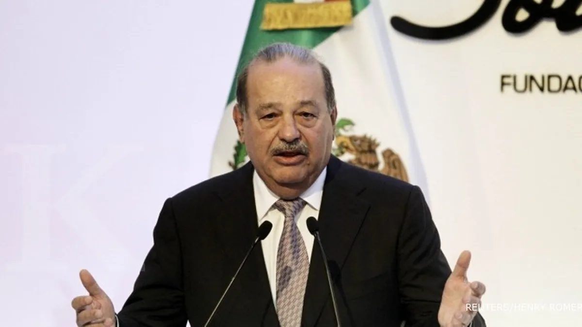 Selisih kekayaan Slim dan Gates hanya US$ 184 juta