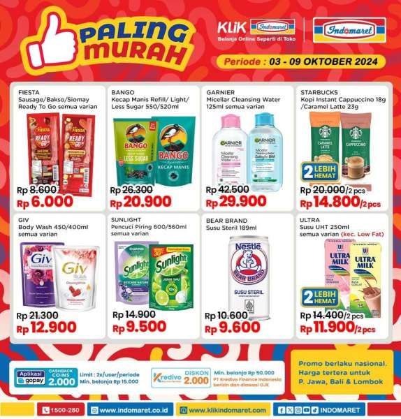 Promo Indomaret Paling Murah 3-9 Oktober 2024