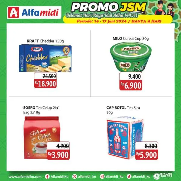 Promo JSM Alfamidi Hanya 4 Hari Spesial Idul Adha Periode 14-17 Juni 2024