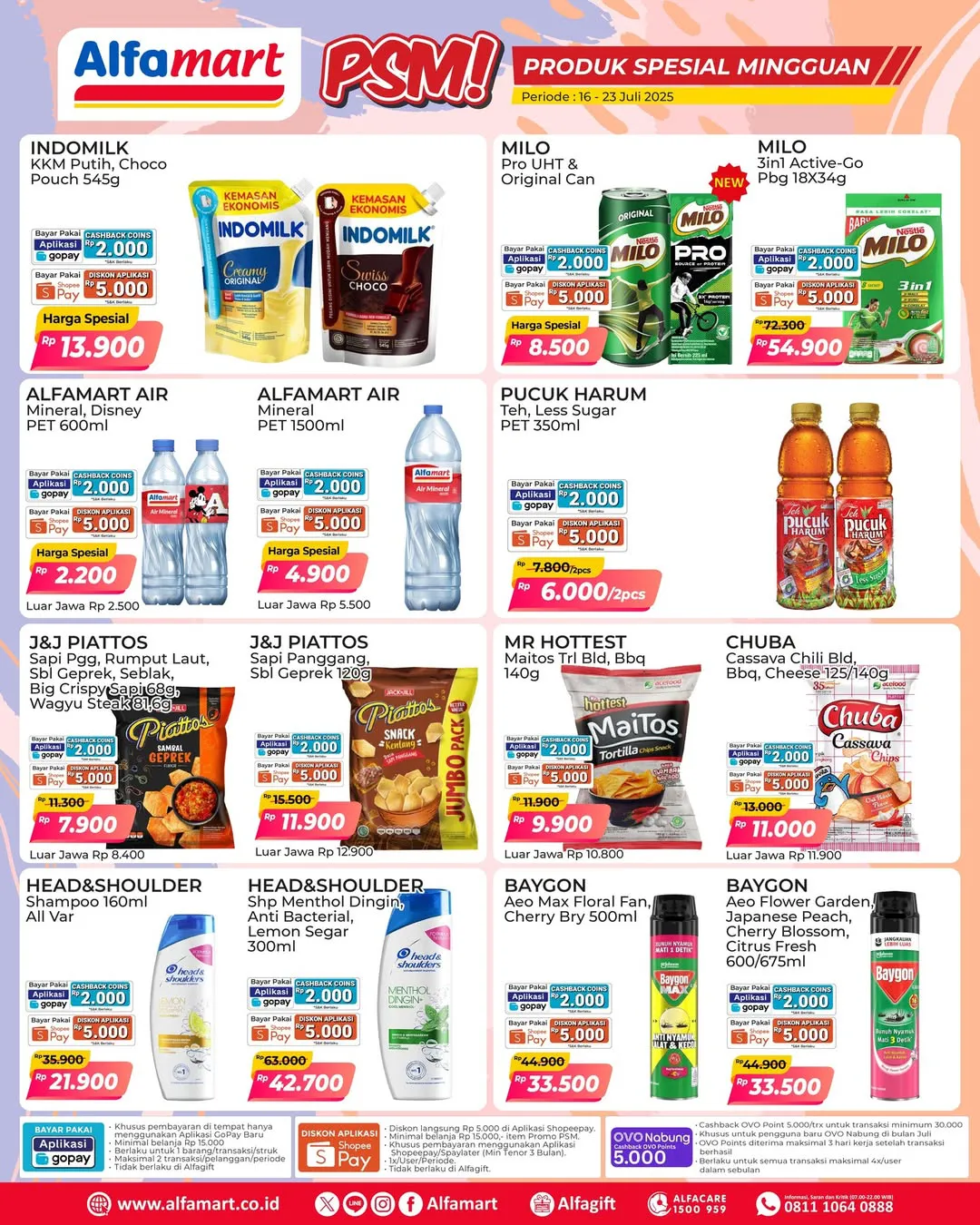 Promo PSM Alfamart Periode 16-23 Juli 2025