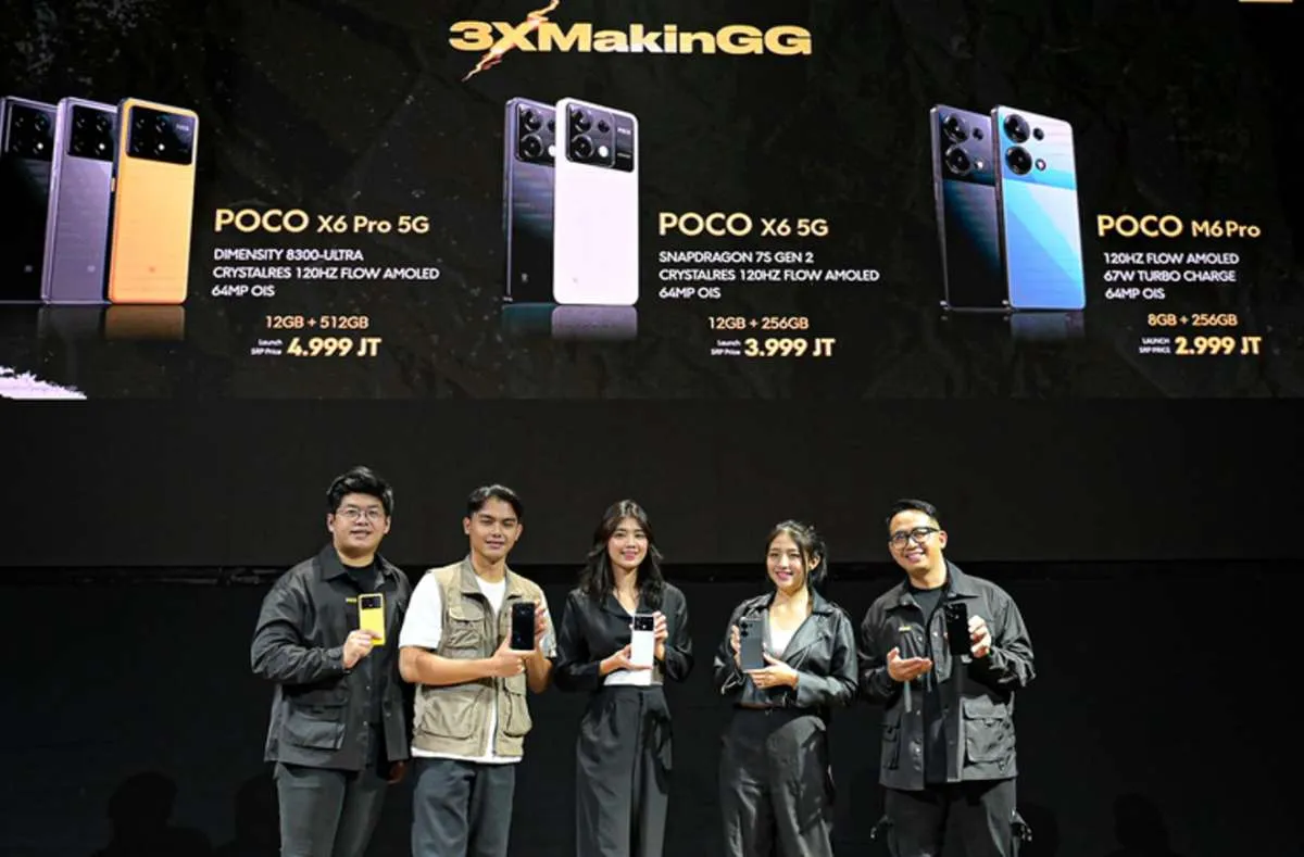 Daftar Harga POCO X6 Pro 5G, POCO X6 5G, dan POCO M6 Pro Indonesia