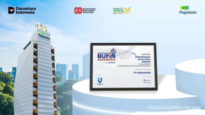 Pegadaian Raih Penghargaan Investortrust BUMN Awards 2025