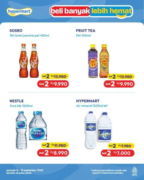 Promo Hypermart Beli Banyak Lebih Hemat Periode 12-18 September 2025