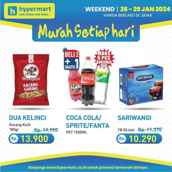 Promo JSM Hypermart Hyper Diskon Weekend Periode 26-29 Januari 2024