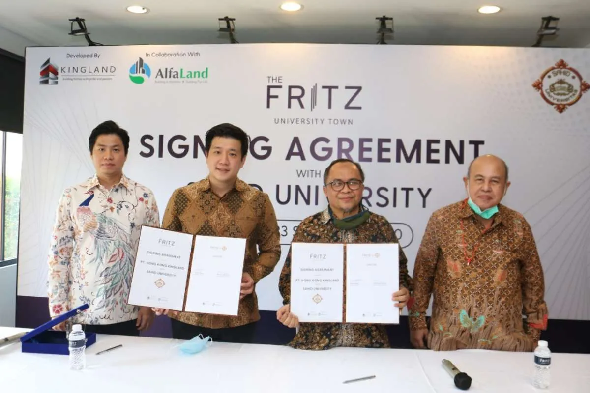 Gandeng Yayasan Sahid, Hong Kong Kingland wujudkan konsep University Town