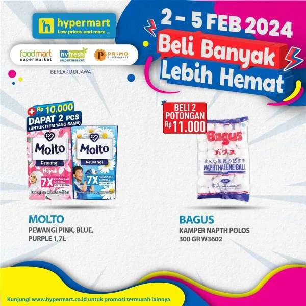 Promo Hypermart Beli Banyak Lebih Hemat Periode 2-5 Februari 2024