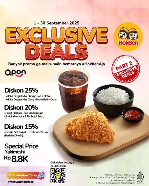 Promo HokBen x Qpon September 2025