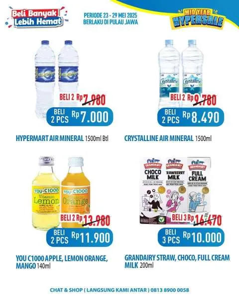 Promo Hypermart Beli Banyak Lebih Hemat Periode 23-29 Mei 2025