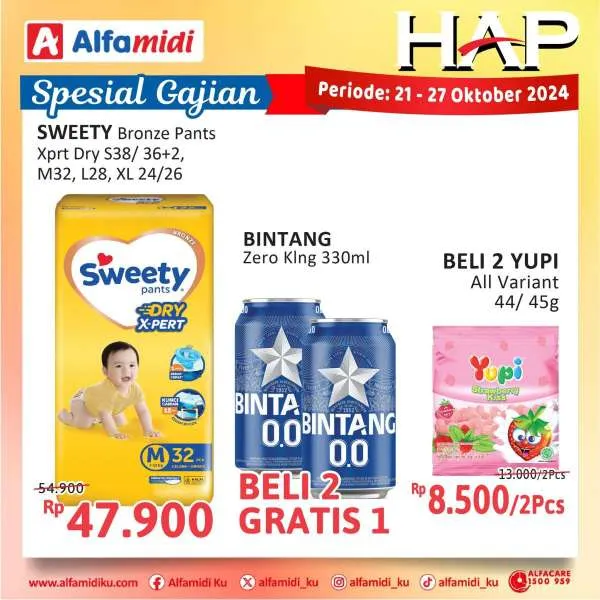 Promo Alfamidi Hemat Satu Pekan Periode 21-27 Oktober 2024