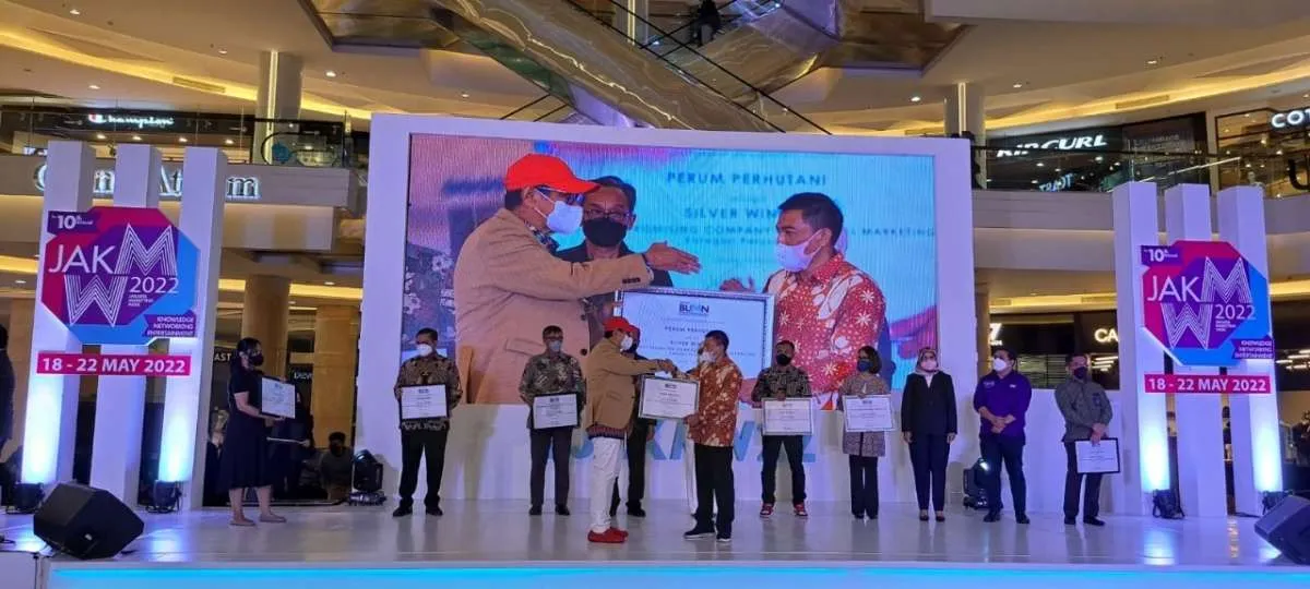 Perhutani Raih BUMN Entepreneurial Marketers Award 2022: HHBK Perhutani Tembus Ekspor