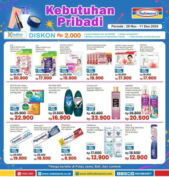 Promo Indomaret Super Hemat Periode 28 November-11 Desember 2024