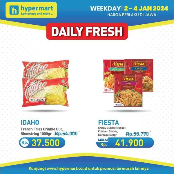 Promo Hypermart Hyper Diskon Weekday Periode 2-4 Januari 2023