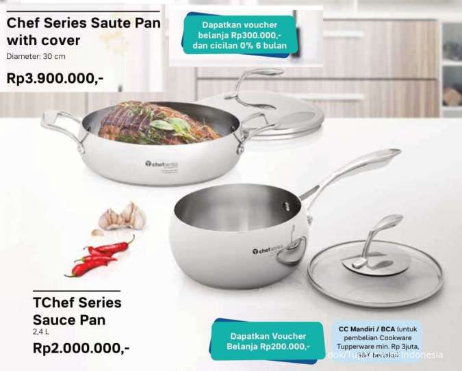 Katalog promo Tupperware Desember 2020 harga spesial alat memasak
