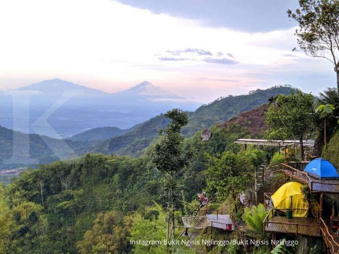 Bukit Ngisis Nglinggo, rekomendasi tempat camping terfavorit di Yogyakarta