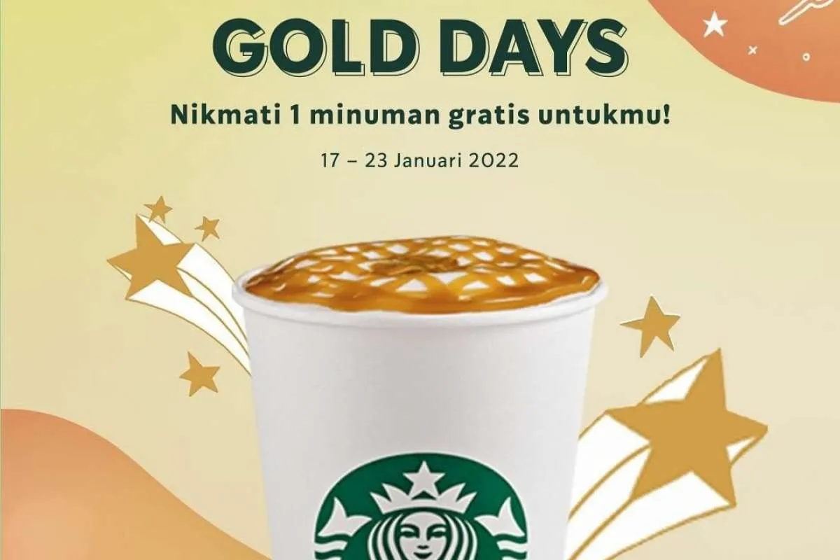 Promo Starbucks Weekend, Ada Promo Favorite Duo dan Gold Days Lebih Hemat!