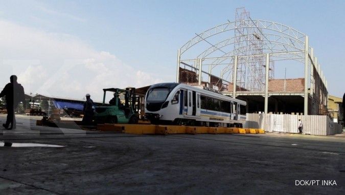 PT INKA mulai mengirimkan trainset LRT ke Sumatra Selatan