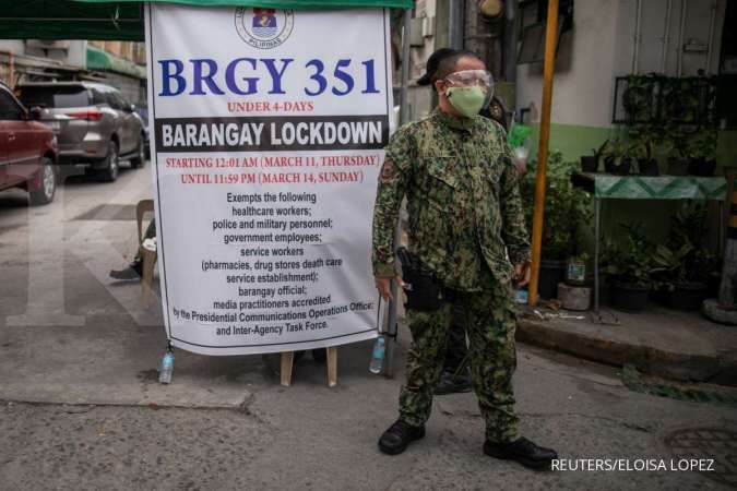 Manila dan 4 provinsi masih lockdown, kasus virus corona di Filipina tembus 1 juta