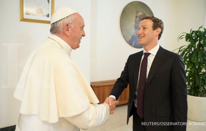 Bertemu Paus, apa yang diberikan Mark Zuckerberg?