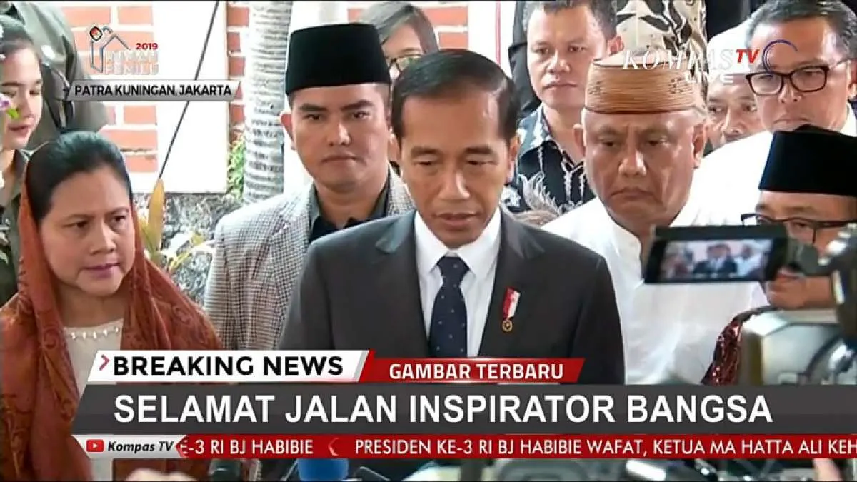 Jokowi: Dari visi Habibie, Indonesia berdiri sejajar dengan negara besar di dunia