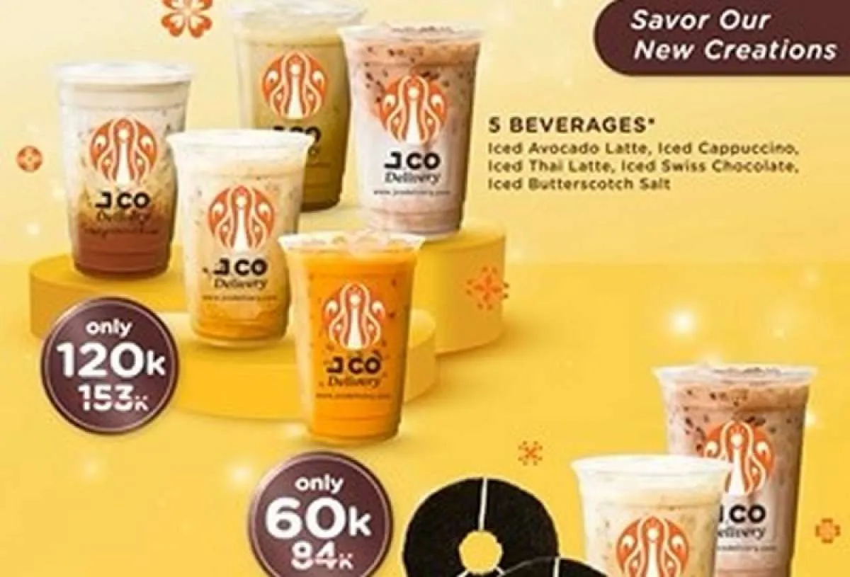 Promo J.CO Menu Baru Bulan Agustus 2025, Paket Hemat Spesial Delivery