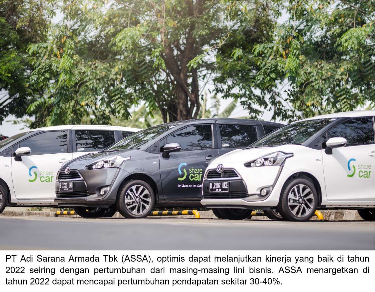 Laba Bersih Naik 29%, ASSA Yakin Bisnis Tahun Ini Masih Melaju