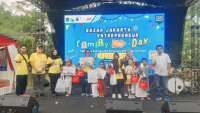 JIP Beri Dukungan Pemberdayaan UMKM&Kreativitas Anak dalam FamilyFunDay Rusun Marunda