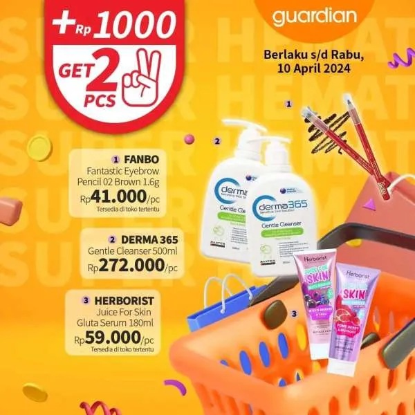 Promo Guardian Super Hemat Periode 28 Maret-10 April 2024