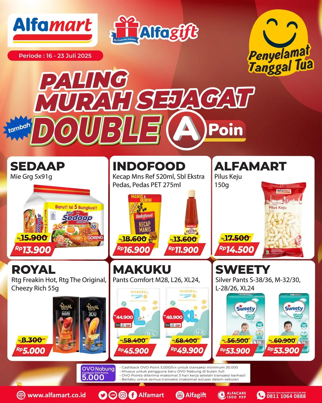 Promo Alfamart Paling Murah Sejagat Periode 16-23 Juli 2025