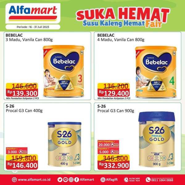 Katalog Harga Promo Alfamart Terbaru 16-31 Juli 2023