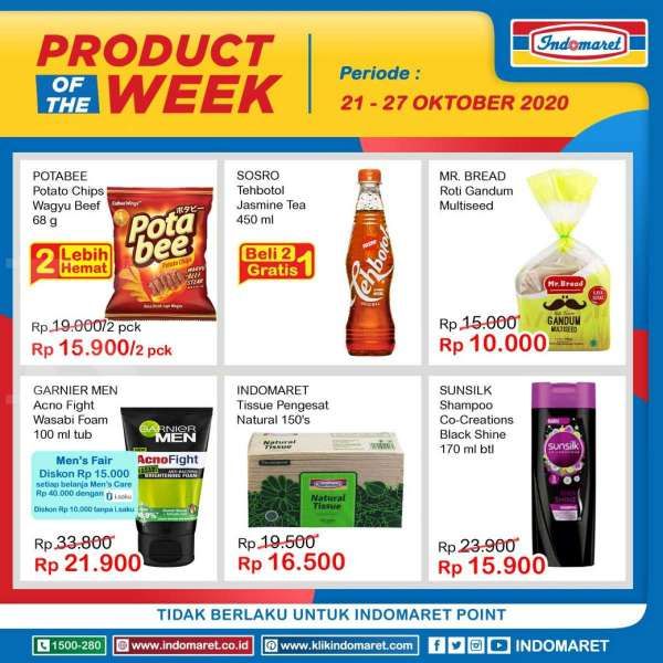 Promo Indomaret Product of The Week 26-29 Oktober 2020