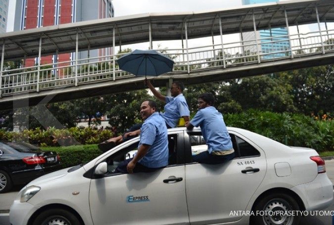 83 Orang ditangkap dalam demo taksi hari ini