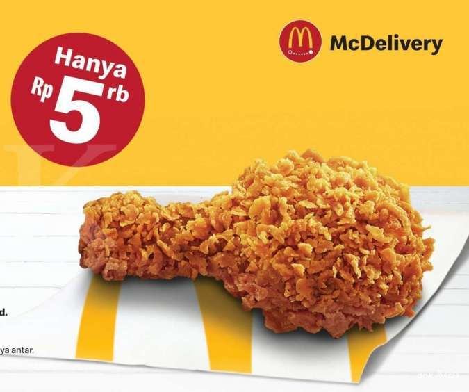 Promo McD 10 Januari 2022, Beli 1 Ayam Cuma Rp 5.000 di Paket I Love Monday