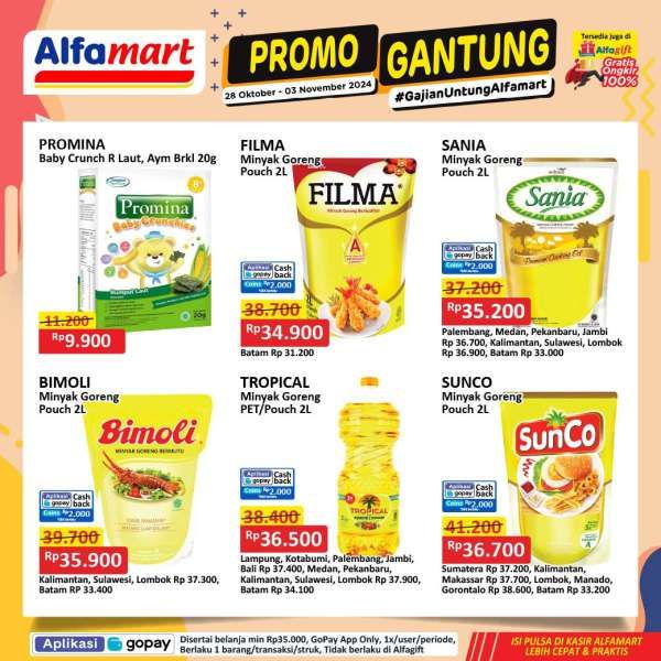 Promo Alfamart Gantung 28 Oktober-3 November 2024