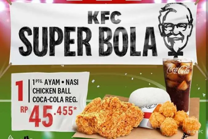 Promo KFC November-Desember 2022, Paket KFC Super Bola Spesial Sambut Piala Dunia