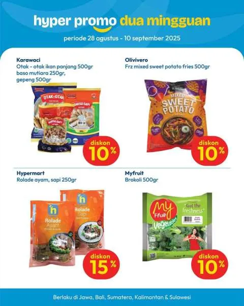 Promo Hypermart Dua Mingguan Periode 28 Agustus-10 September 2025