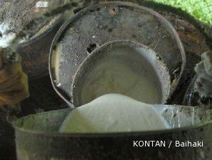 Nilai ekspor karet melar hingga 74,9%