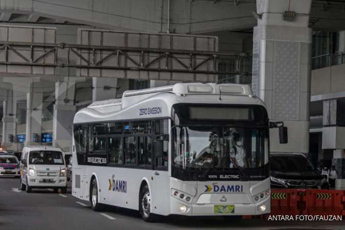 Damri mengembangkan armada bus berbasis listrik